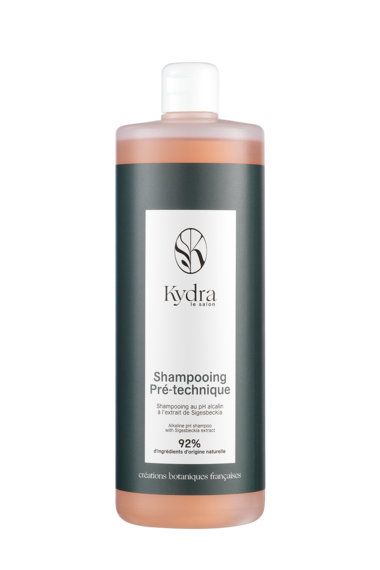 Kydra (Кидра) Подготовительный технический шампунь для волос с экстрактом Сигезбекии (Pre-Technique Alkaline pH shampoo with Sigesbeckia extract), 1000 мл
