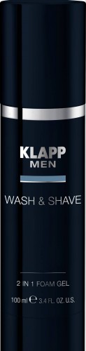 Klapp (Клапп) Гель для бритья и умывания (Wash & Shave - 2in1 Foam Gel), 100 мл.