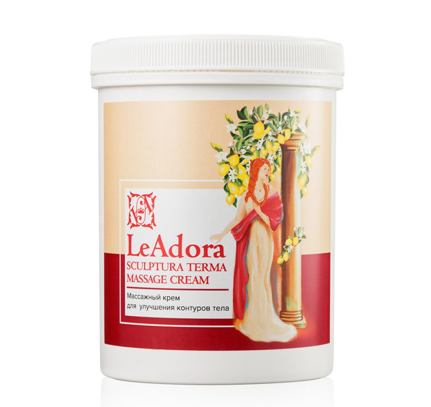 Leadora (Леадора) Массажный крем для улучшения контуров тела (Sculptura Terma Massage Cream), 1200 мл.     