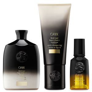 Oribe (Орбэ/Орибе) НАБОР "РОСКОШЬ ЗОЛОТА" ( ORIBE GOLD LUST COLLECTION )  250 + 200+ 50  мл ( в подарочной упаковке) - OR743