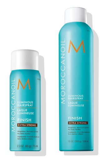 Moroccanoil (Морокканойл) Сияющий лак для волос экстра сильной фиксации (Luminous Extra Strong Hairspray), 75/330 мл.
