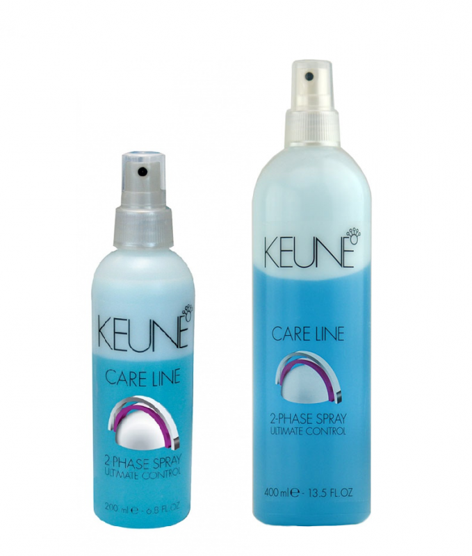Keune (Кене) 2-фазный кондиционер-спрей для кудрявых и непослушных волос (CL Ultimate Control 2-Phase Spray), 200/400 мл.