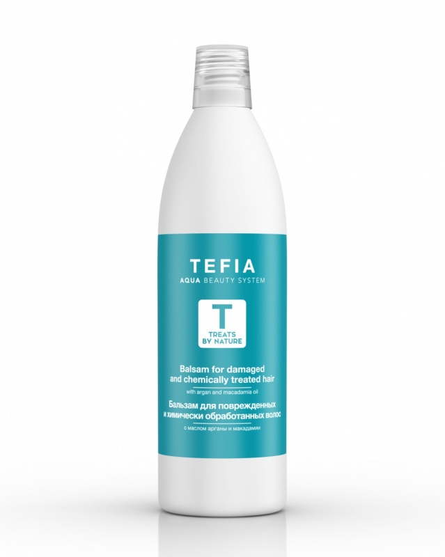 Tefia (Тефия) Бальзам для поврежденных и химически обработанных волос (Balsam for damaged and chemically treated hair), 1000 мл