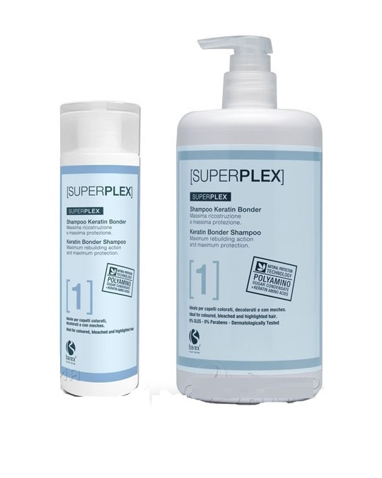 Barex (Барекс) Шампунь кератин бондер SuperPlex (Shampoo Keratin Bonder), 250/750 мл.