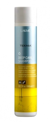 Lakme (Лакме) Шампунь восстанавливающий для сухих или поврежденных волос (Teknia Deep Care Shampoo), 300 мл.