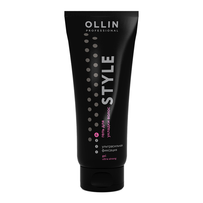 Ollin (Олин) Гель для укладки волос ультрасильной фиксации (Style Gel Ultra Strong), 200 мл.